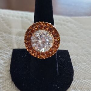 Elegant Gold and Silver Women's Ring